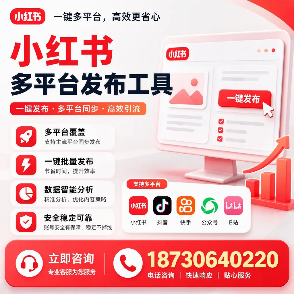 小红书多平台发布工具在 常德 的应用与优势解析